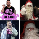 Koomikko XL Sami on myös kiireinen joulupukki, jonka aatto kuluu töissä: "Mun joulu alkaa joulupäivänä, kun saan pojan luokseni"