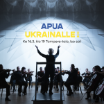 Tampere-talon Apua Ukrainalle! -tukikonsertin tuotto ohjataan lyhentämättömänä SPR:n katastrofirahastoon