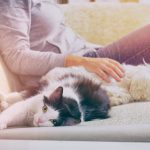 Woman with her pets