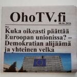Kuka oikeasti päättää Euroopan unionissa? – Demokratian alijäämä ja yhteinen velka